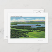 Uitzicht van Saranac Inn Golf Course & Briefkaart (Voorkant / Achterkant)