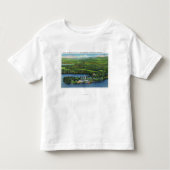 Uitzicht van Saranac Inn Kinder Shirts (Voorkant)