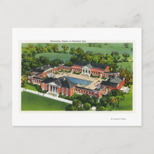 Uitzicht van Saratoga Spa Recreation Centre Briefkaart