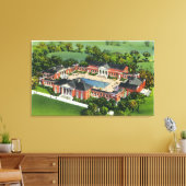 Uitzicht van Saratoga Spa Recreation Centre Canvas Afdruk (Insitu (Woonkamer))