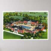 Uitzicht van Saratoga Spa Recreation Centre Poster (Voorkant)