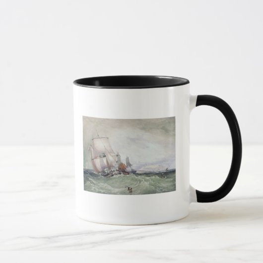 Uitzicht van Scarborough, met een Collier Brig Mok (Rechts)