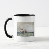 Uitzicht van Scarborough, met een Collier Brig Mok (Links)