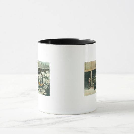 Uitzicht van scheepsbemanningen mok (Midden)