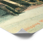 Uitzicht van scheepsbemanningen poster (Hoek)
