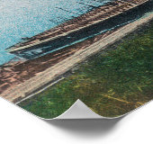 Uitzicht van schepen in de DockSt. Michael, AK Poster (Hoek)