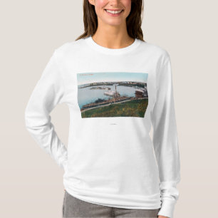 Uitzicht van schepen in de DockSt. Michael, AK T-shirt