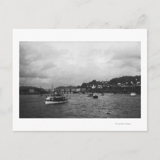 Uitzicht van schepen op het 15e jaarlijkse Regatta Briefkaart (Voorkant)