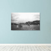 Uitzicht van schepen op het 15e jaarlijkse Regatta Canvas Afdruk (Insitu (Houten vloer))