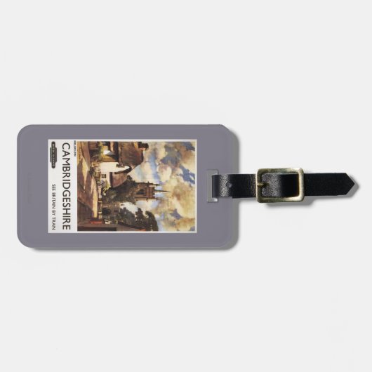 Uitzicht van schilderachtig land British Railways Bagagelabel (Voorkant horizontaal)