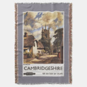 Uitzicht van schilderachtig land British Railways  Deken (Voorkant Verticaal)