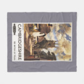 Uitzicht van schilderachtig land British Railways  Fleece Deken (Voorkant (Horizontaal))