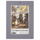 Uitzicht van schilderachtig land British Railways  Klembord (Achterkant)