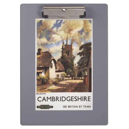 Uitzicht van schilderachtig land British Railways  Klembord (Voorkant)