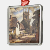 Uitzicht van schilderachtig land British Railways  Metalen Ornament (Links)