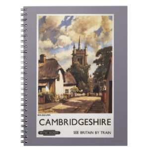 Uitzicht van schilderachtig land British Railways  Notitieboek