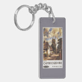 Uitzicht van schilderachtig land British Railways  Sleutelhanger (Voorkant Links)