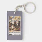 Uitzicht van schilderachtig land British Railways  Sleutelhanger (achterkant)