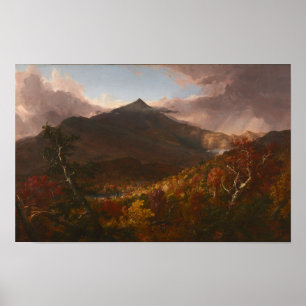 Uitzicht van Schroon Mountain, NY - Thomas Cole Poster