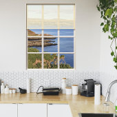 Uitzicht van Scottish Island van Window Poster