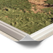 Uitzicht van Scottish Island van Window Poster (Hoek)