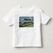 Uitzicht van Seal Rock tussen Waldport en Kinder Shirts (Voorkant)