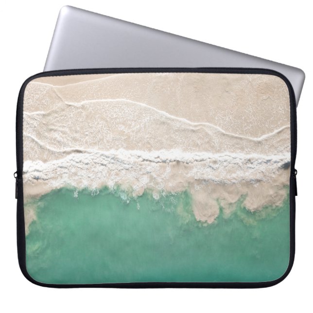 Uitzicht VAN SEASHORE Laptop Sleeve (Voorkant)