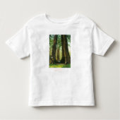 Uitzicht van sequoiwten bij Big Tree Grove Kinder Shirts (Voorkant)