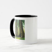 Uitzicht van sequoiwten bij Big Tree Grove Mok (Voorkant links)