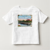 Uitzicht van Sewall's Bridge and Clubhouse Kinder Shirts (Voorkant)