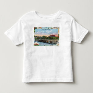 Uitzicht van Sewall's Bridge and Clubhouse Kinder Shirts