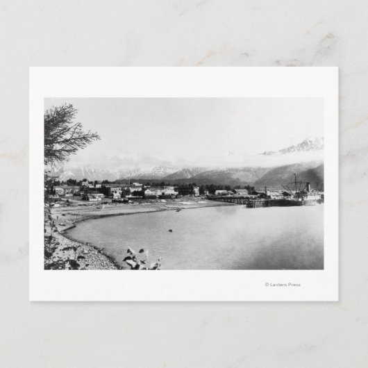 Uitzicht van Seward, Alaska PhotographySeward, AK Briefkaart (Voorkant)