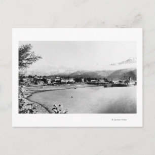Uitzicht van Seward, Alaska PhotographySeward, AK Briefkaart