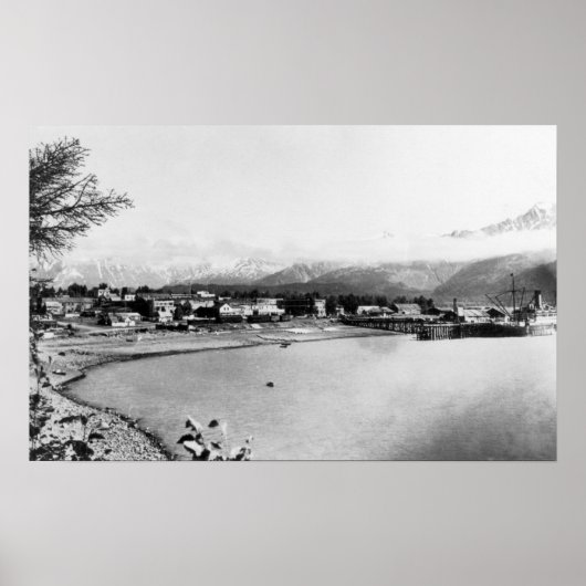Uitzicht van Seward, Alaska PhotographySeward, AK Poster (Voorkant)