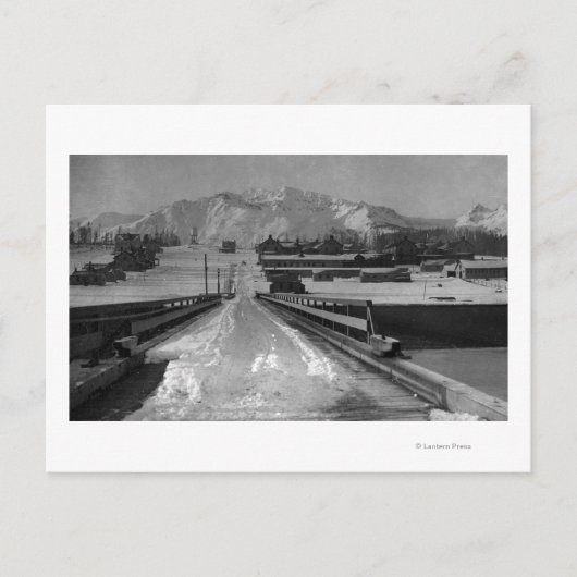 Uitzicht van Seward, Alaska van de Bridge Photogra Briefkaart (Voorkant)