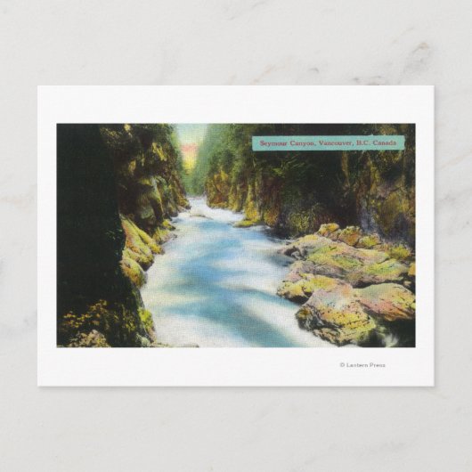 Uitzicht van Seymour Canyon Briefkaart (Voorkant)