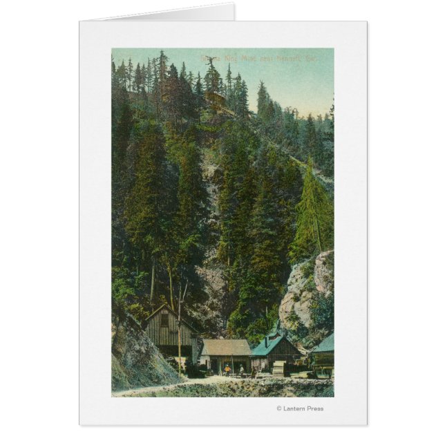 Uitzicht van Shasta King MineKennett, CA (Voorkant)