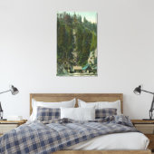 Uitzicht van Shasta King MineKennett, CA Canvas Afdruk (Insitu (Slaapkamer))