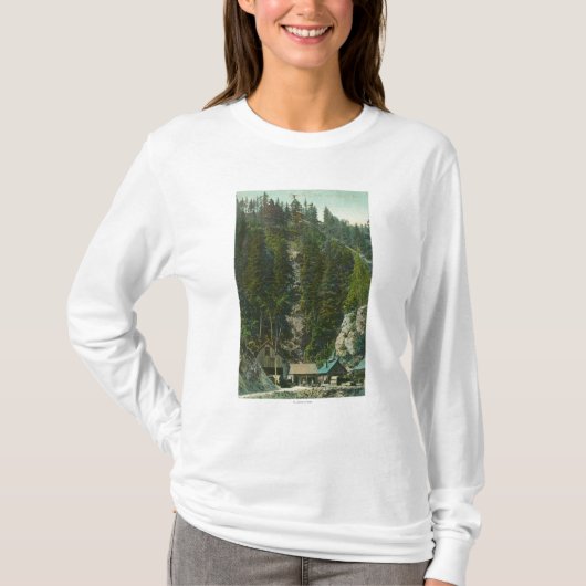 Uitzicht van Shasta King MineKennett, CA T-shirt (Voorkant)