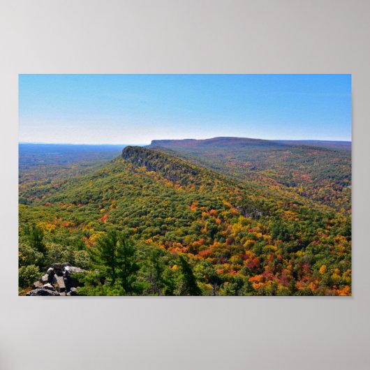 Uitzicht van Shawangunk Ridge in de Herfst Poster (Voorkant)