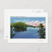 Uitzicht van Shelving Rock Mountain Briefkaart (Voorkant / Achterkant)