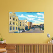 Uitzicht van Sherman AvenueCoeur d'Alene, ID Canvas Afdruk (Insitu (Woonkamer))