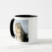 Uitzicht van shetland sheepdog mok (Voorkant links)