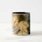 Uitzicht van shetland sheepdog tweekleurige koffiemok (Center)