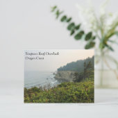 Uitzicht van Simpson Reef Overlook voor de kust va Briefkaart (Staand voorkant)