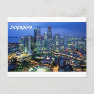 uitzicht van singapore angie vanuit de lucht briefkaart