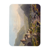 Uitzicht van Sion, illustratie uit 'Voyage Pittore Magneet (Verticaal)