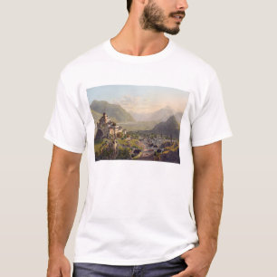 Uitzicht van Sion, illustratie uit 'Voyage Pittore T-shirt