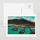 Uitzicht van Skagway, Alaska Skagway, AK Briefkaart (Voorkant / Achterkant)