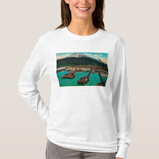 Uitzicht van Skagway, Alaska Skagway, AK T-shirt (Voorkant)